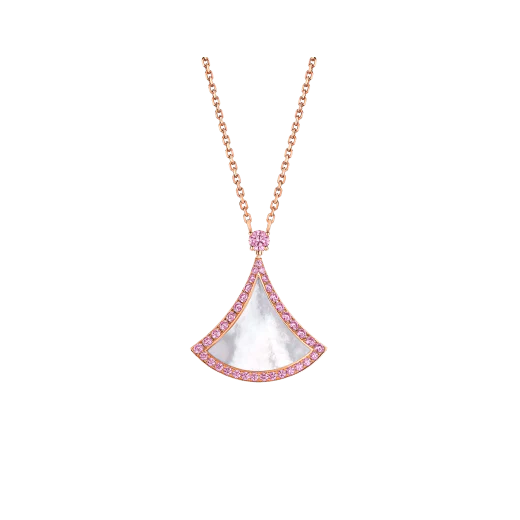 [BV]DREAM NECKLACE MOP DIAMOND PINK