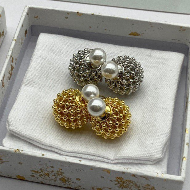 [CD] TRIBALES PEARL EARRINGS