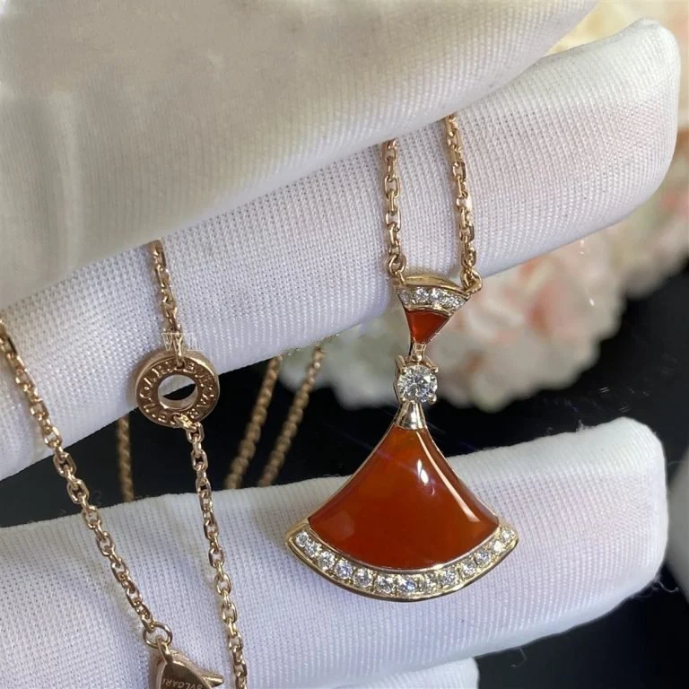 [BV]DREAM NECKLACE CARNELIAN DIAMOND