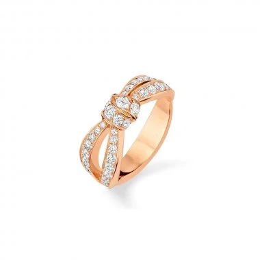 [CH]LIENS PINK GOLD DIAMOND RING