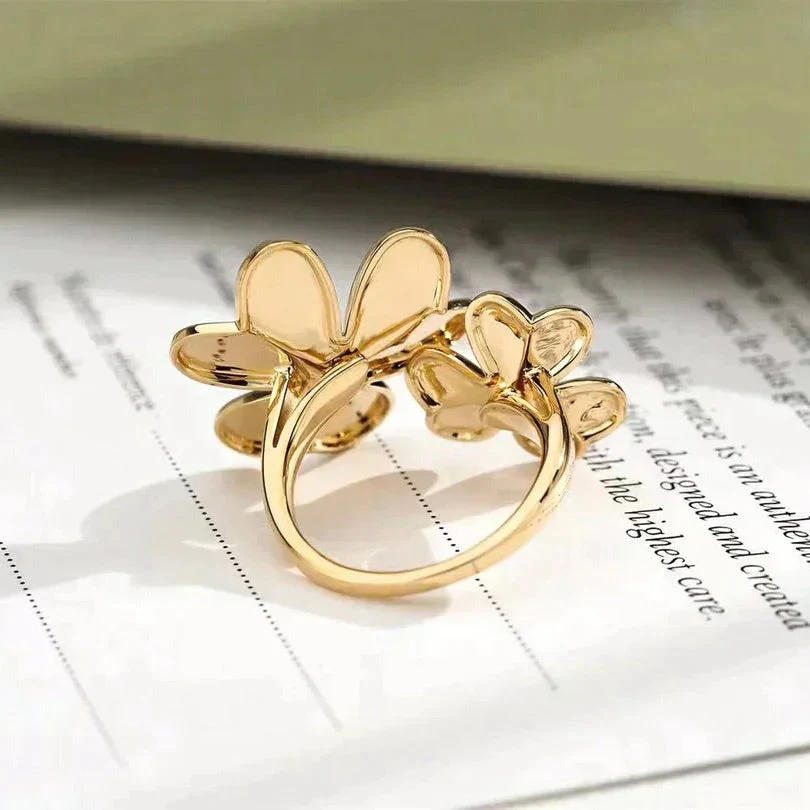 [VA]CLOVER COMOS GOLD DIAMOND RING