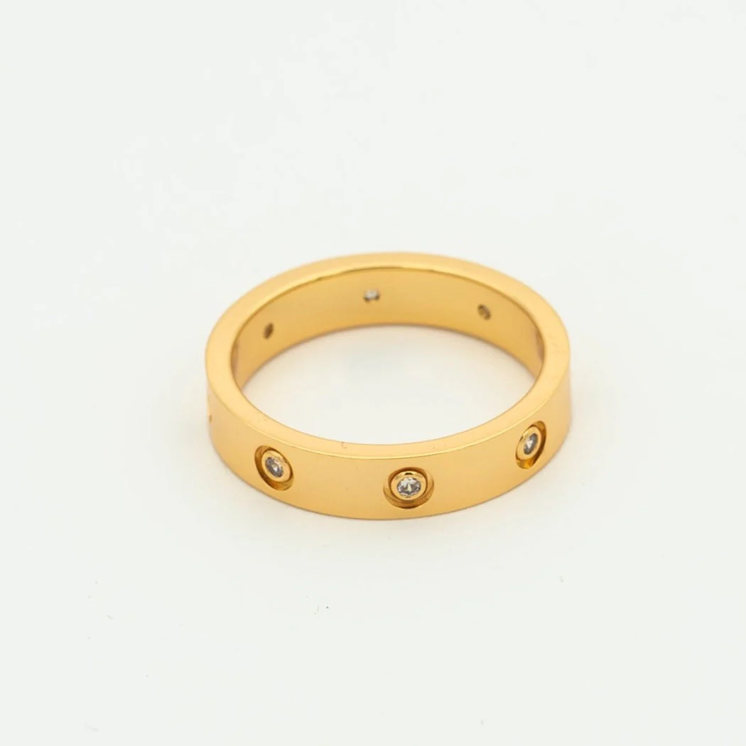 [CT]LOVE RING 3.6MM 8 DIAMONDS