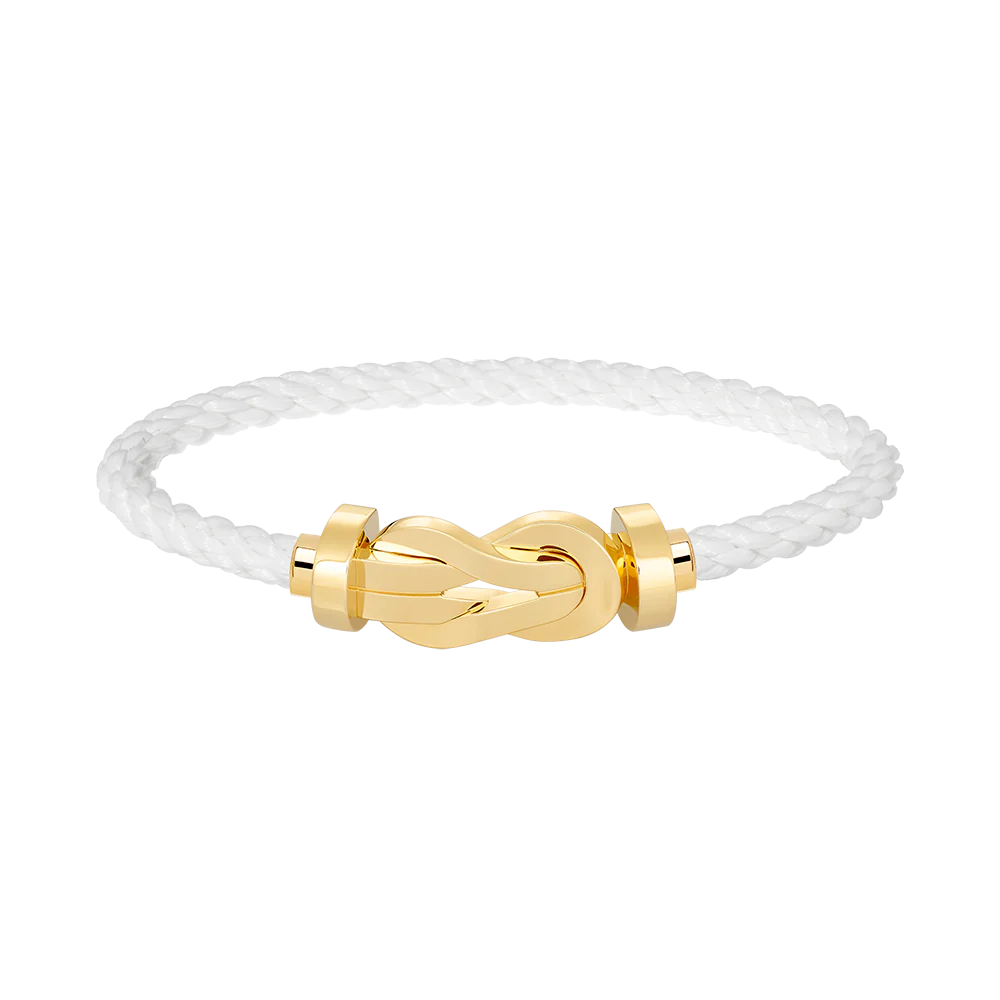[FE]CHANCE LARGE 8 FIGURE BUCKLE NO DIAMOND BRACELET GOLD