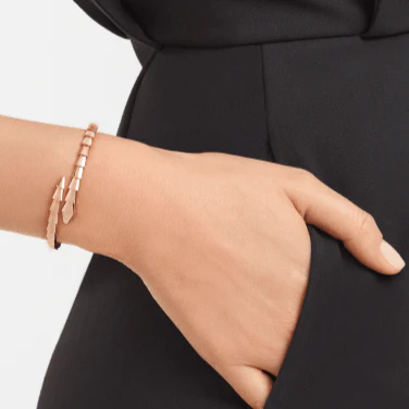 [BV]SERPENTI VIPER PINK GOLD BRACELET