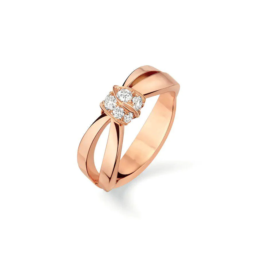 [TF]LIENS RING ROSE GOLD DIAMOND