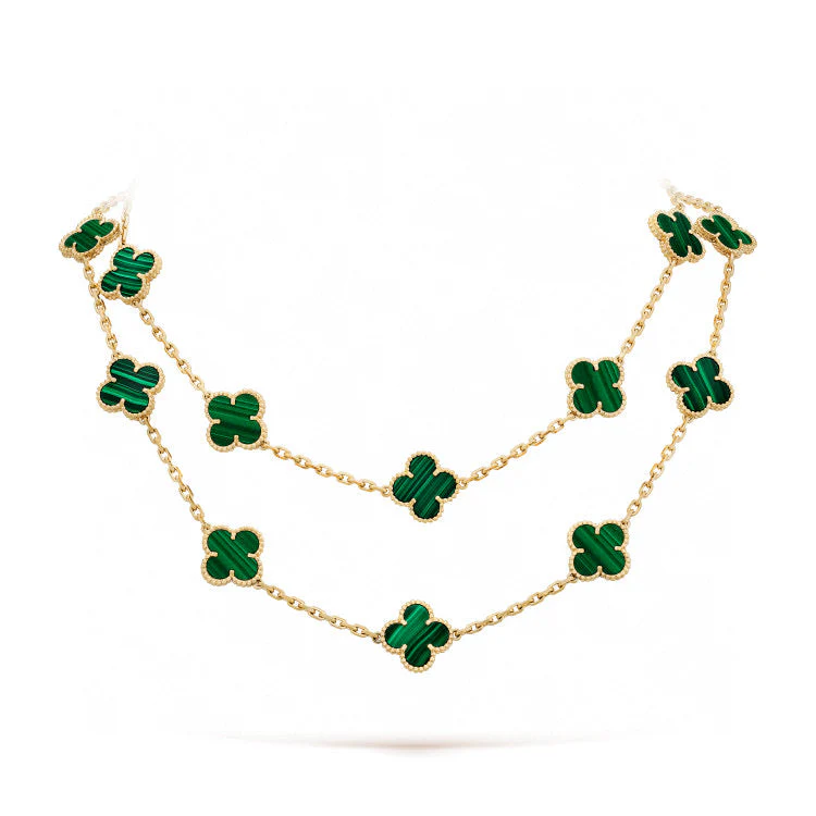[VA]CLOVER 20 MOTIFS MALACHITE GOLD