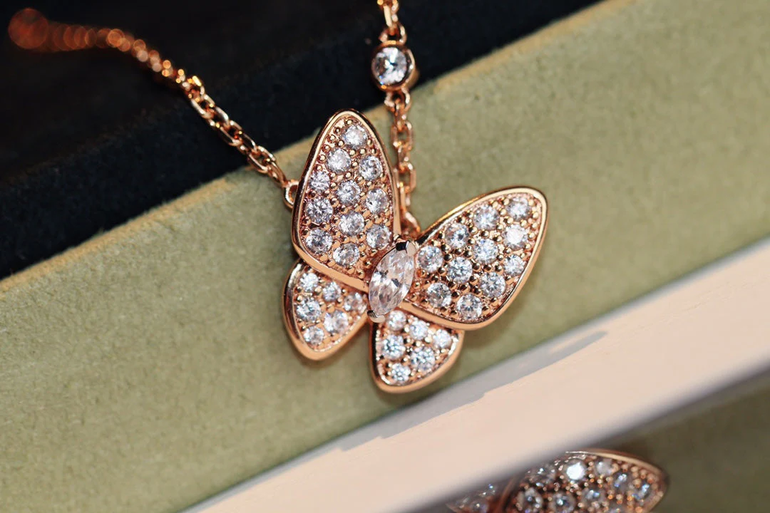 [VA]BUTTERFLY DIAMOND NECKLACE