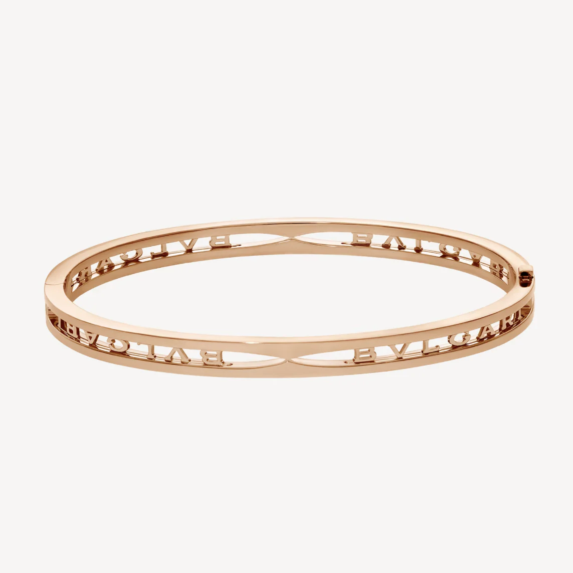 [BV]ZERO 1 SPIRAL LOGO PINK GOLD BRACELET