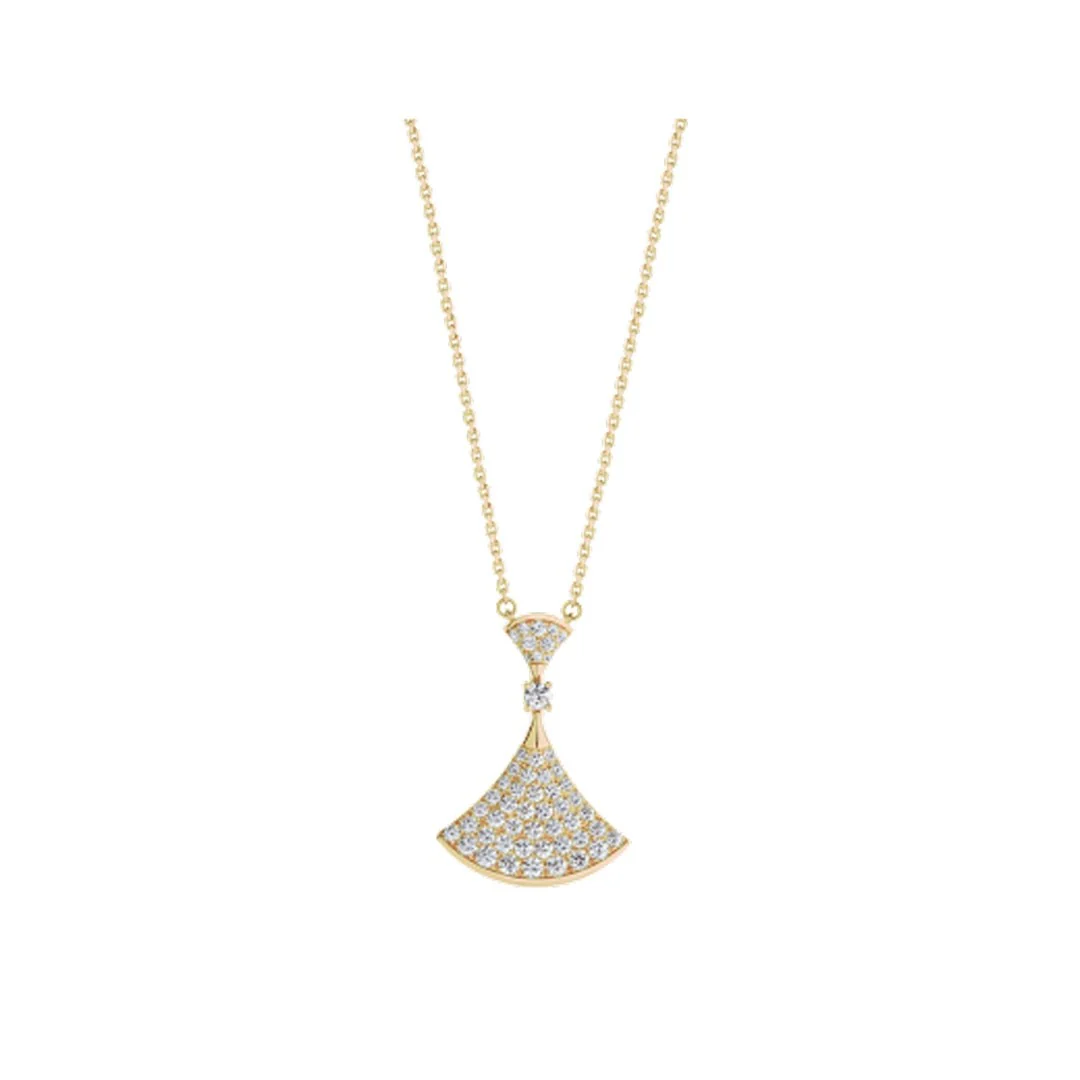 [BV]DREAM NECKLACE GOLD FULL DIAMOND