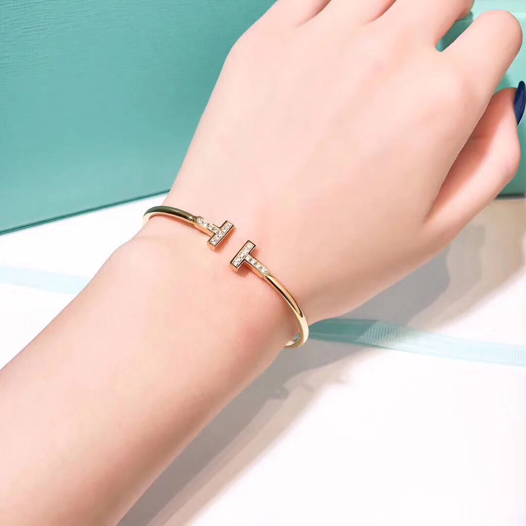 [TF]T BRACELET 1.8MM GOLD DIAMOND