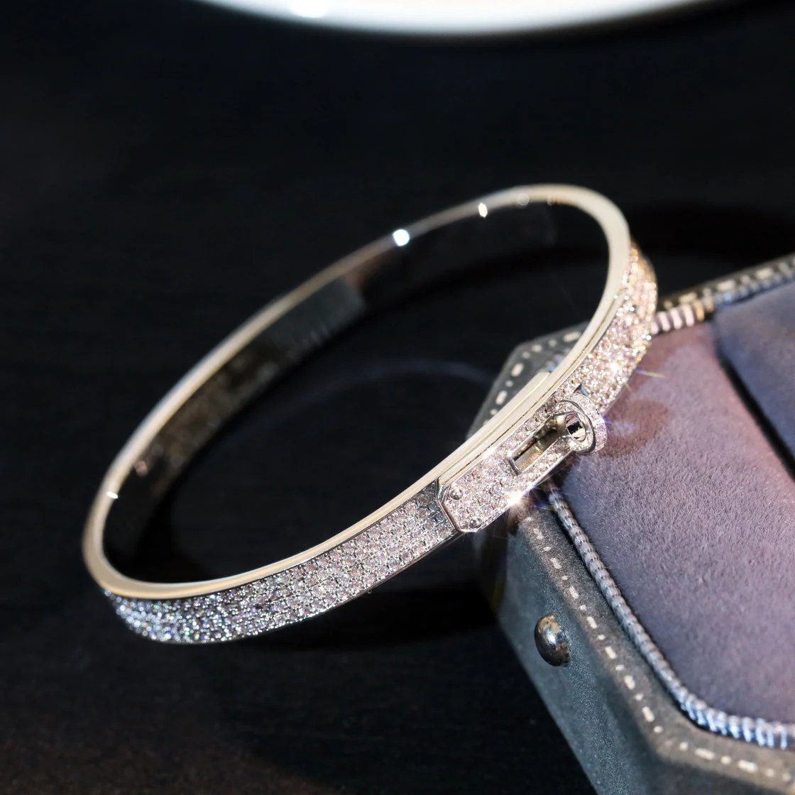 [CT]KELLY BRACELET DIAMOND PAVED