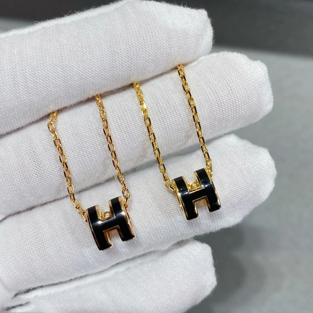 [Hmes]MINI POP H NECKLACE