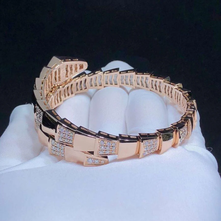 [BV]SERPENTI BRACELET PINK GOLD DIAMOND
