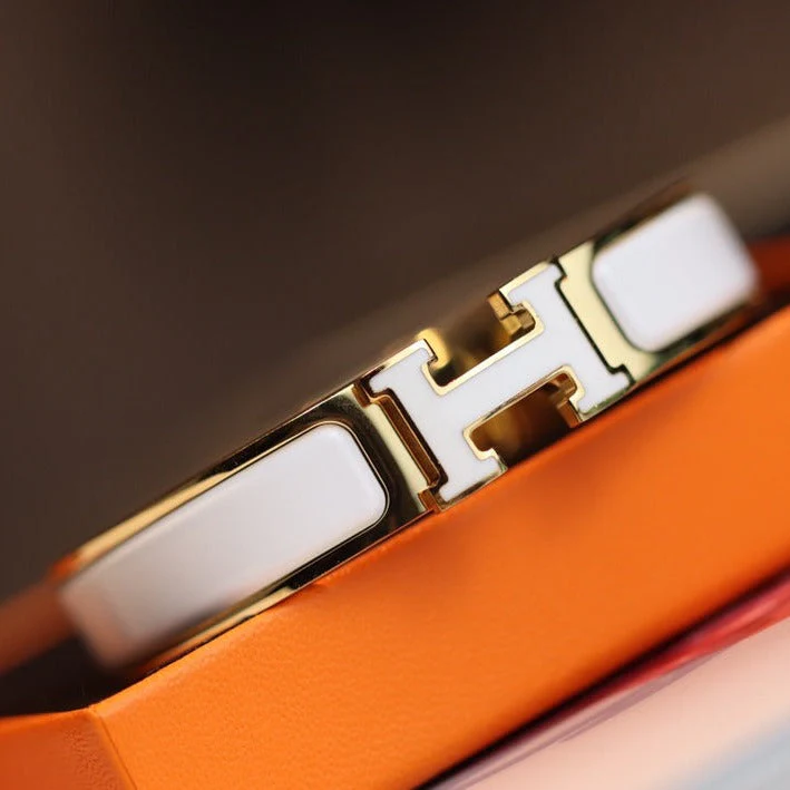 [Hmes]H BRACELET 12MM GOLD