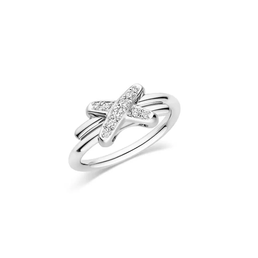 [CH]JEUX DE SILVER DIAMOND RING
