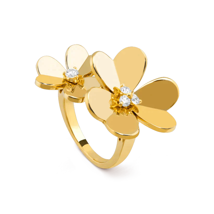 [VA]CLOVER COMOS GOLD DIAMOND RING