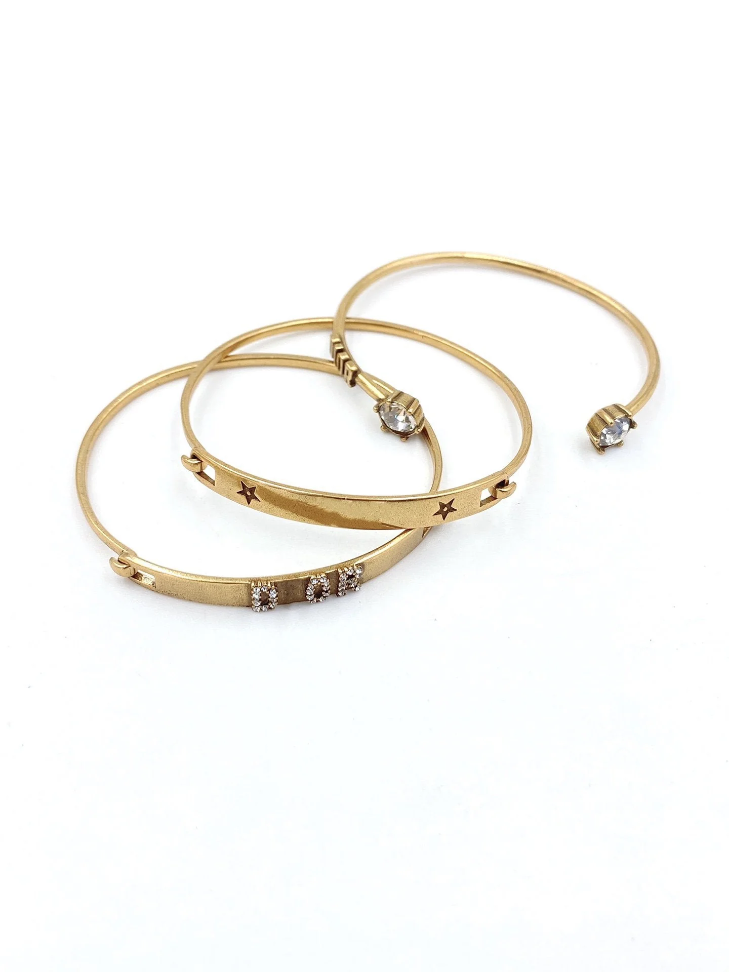 [CD]D EVOLUTION BRACELET SET ANTIQUE GOLD-FINISH METAL
