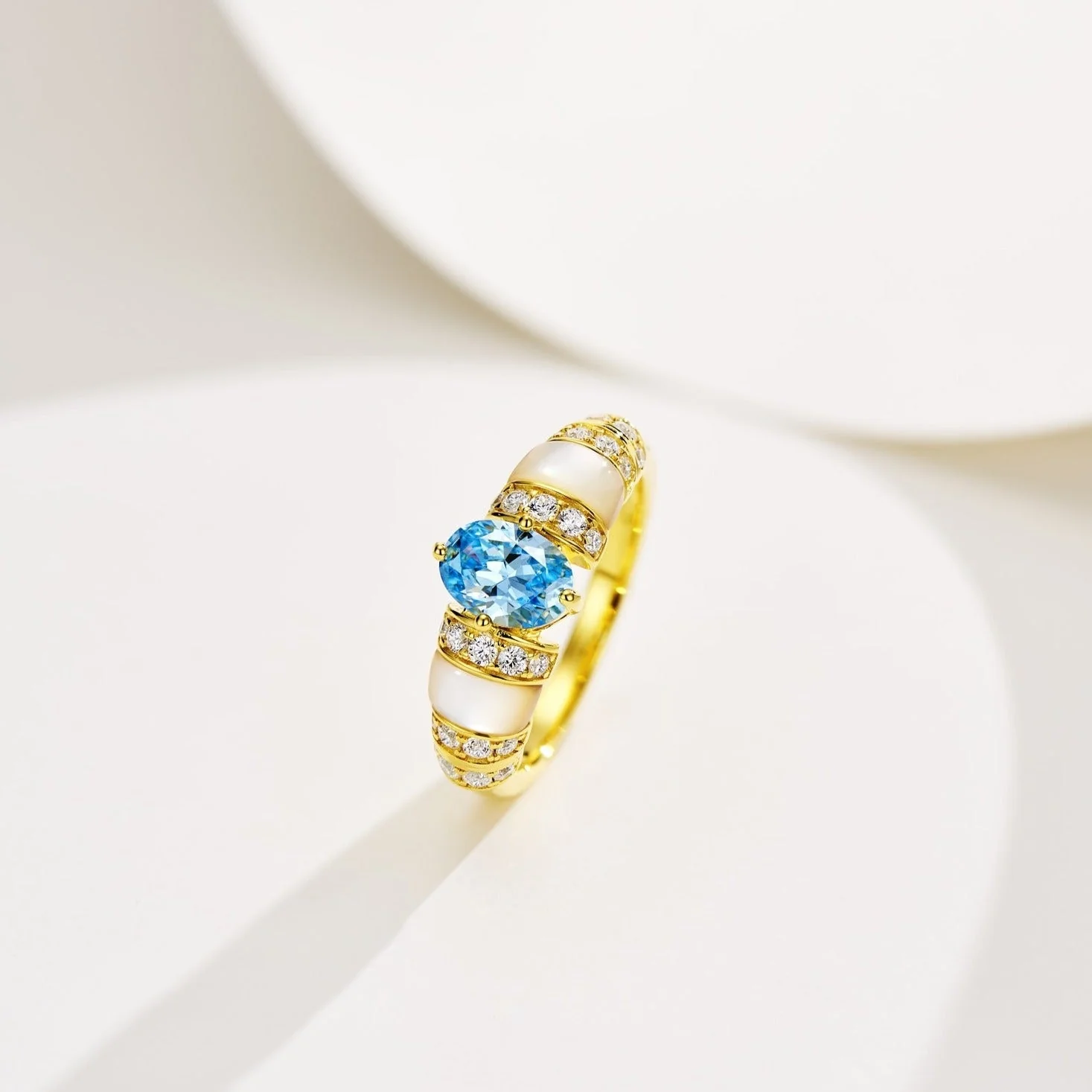 [CD]PARAIBA GOLD DIAMOND RING