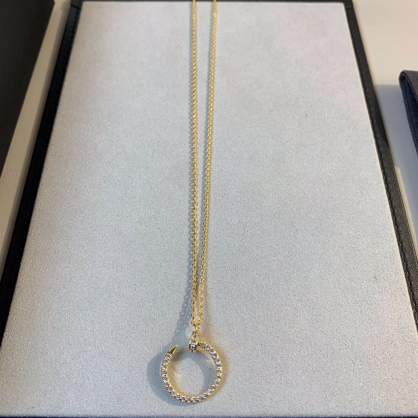 [CT]JUSTE NECKLACE GOLD DIAMONDS
