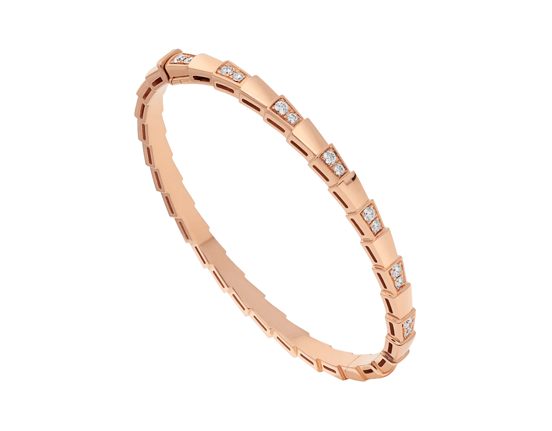 [BV]SERPENTI BRACELET PINK GOLD DIAMOND