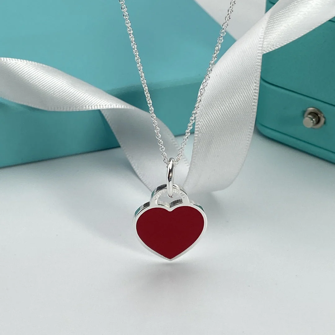 [TF]HEART PEDANT SILVER NECKLACE