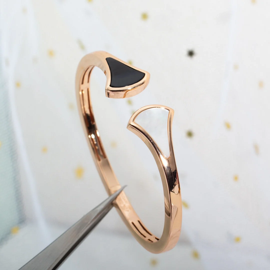 [BV]DREAM BRACELET OPEN PINK GOLD MOP