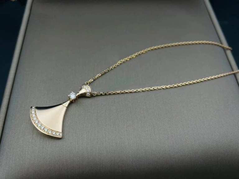 [BV]DREAM NECKLACE PINK GOLD DIAMOND