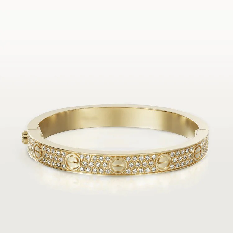[CT]LOVE BRACELET 6.1MM DIAMOND-PAVED