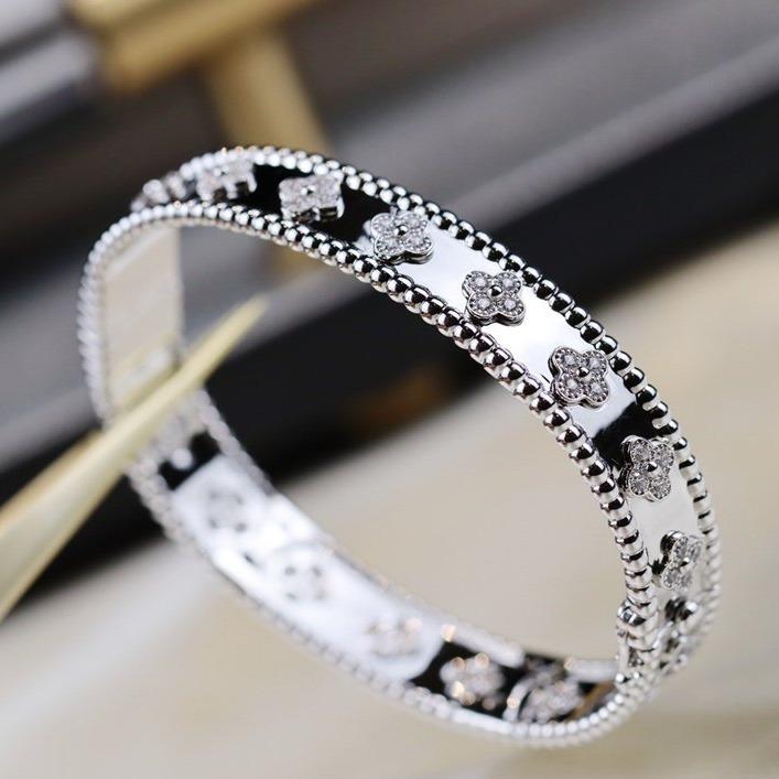 [VA]CLOVER BRACELET 8MM DIAMONDS