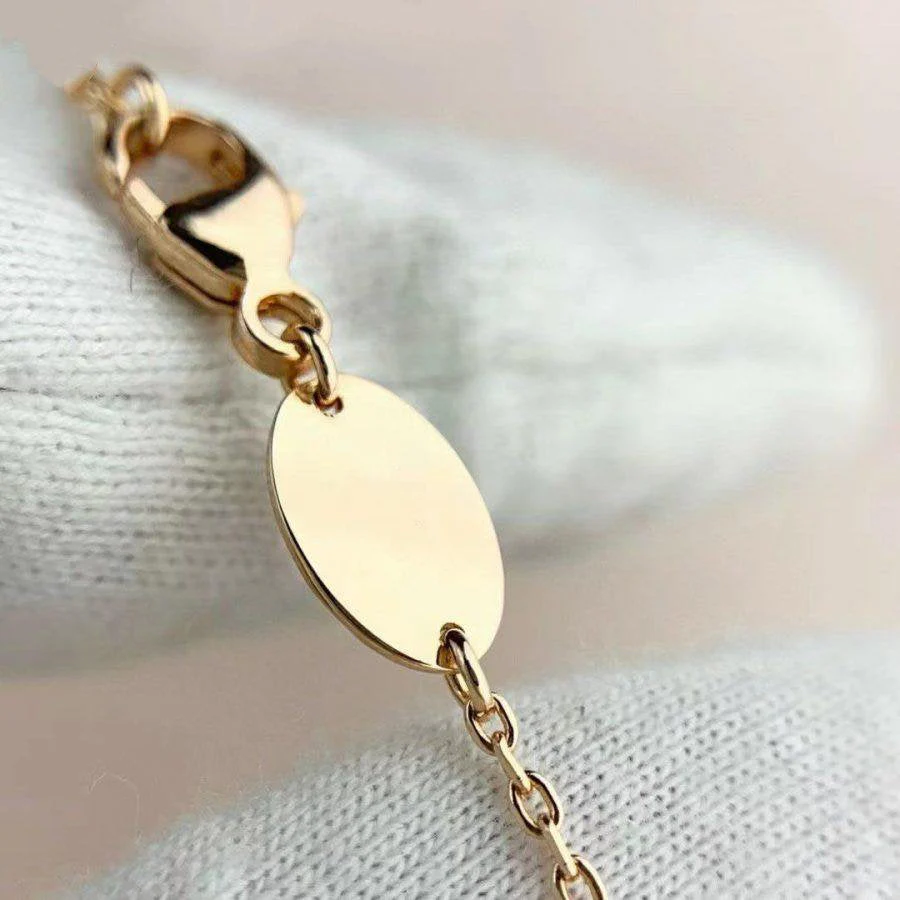 [CH]JEUX DE BRACELET MALACHITE PINK GOLD DIAMONDS