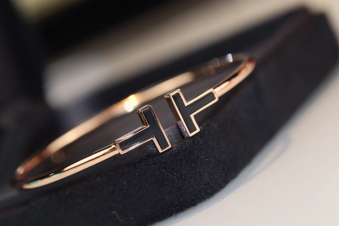 [TF]T BRACELET 1.8MM ONYX ROSE GOLD