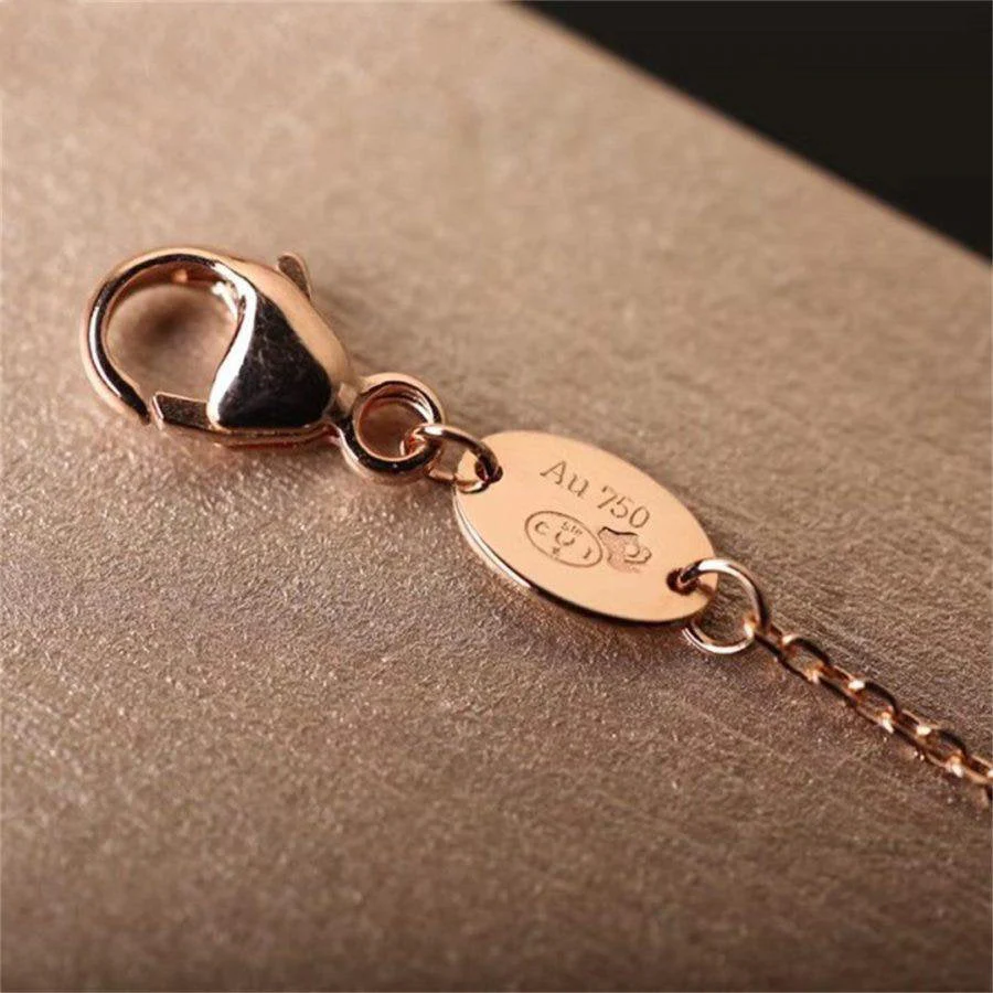 [CH]Hollow Design Four-Leaf Clover Flower Shape Ring