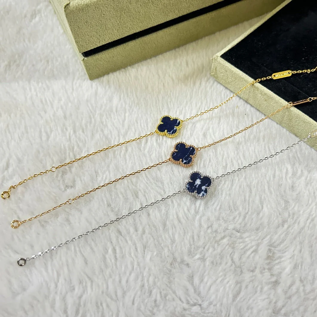 [VA]CLOVER 1 MOTIF PIETERSITE BRACELET