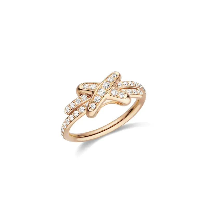 [CH]JEUX DE RING PINK GOLD DIAMOND