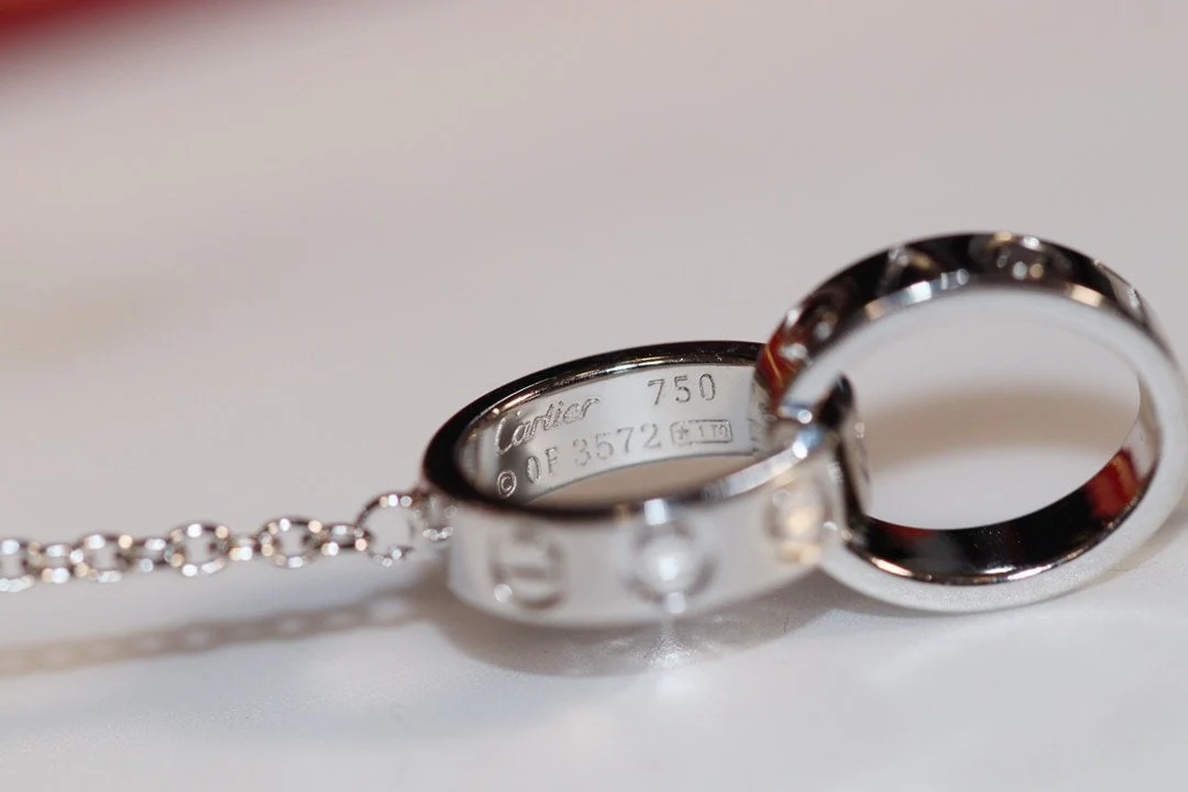 [CT]LOVE NECKLACE PINK GOLD AND SILVER