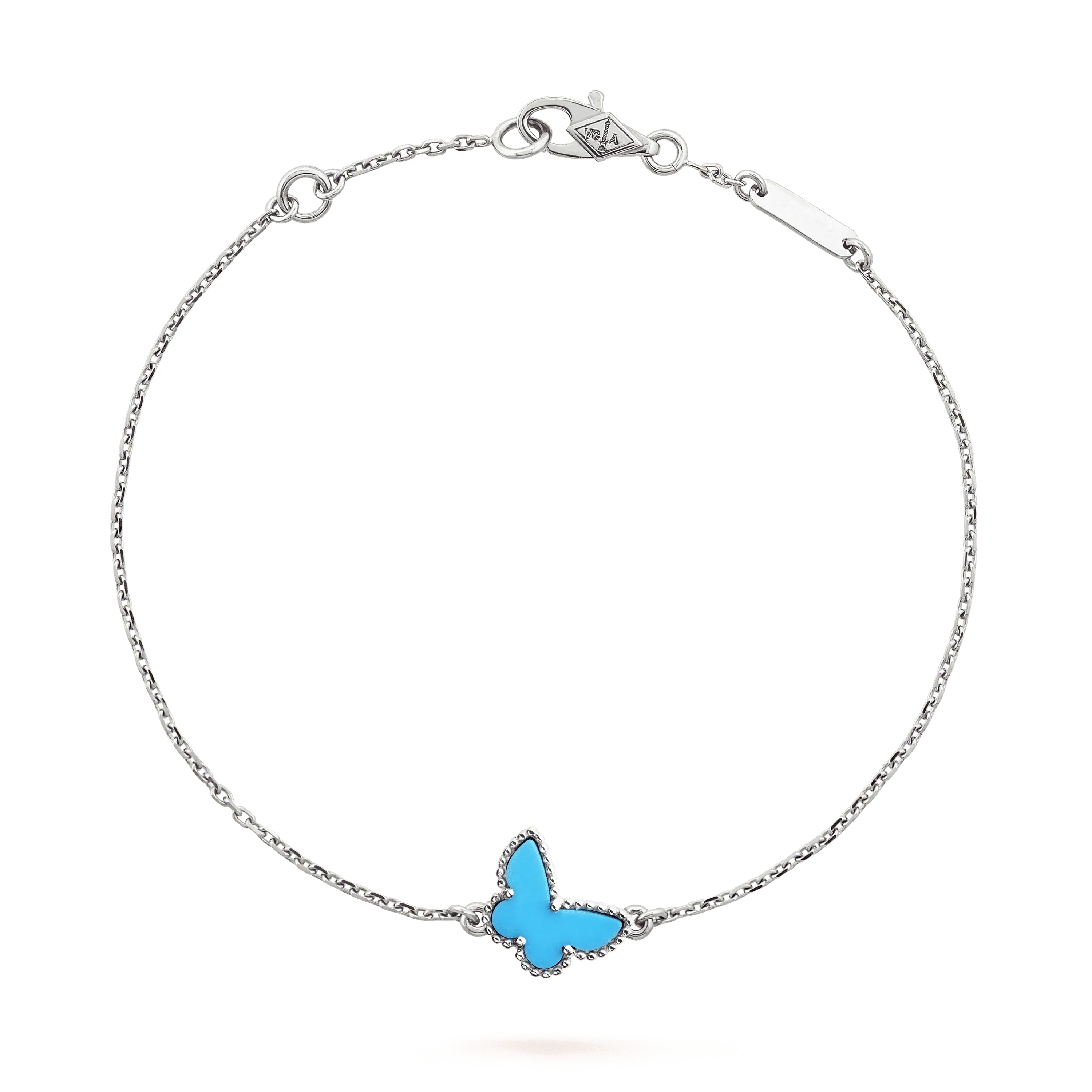 [VA]BUTTERFLY TURQUOISE BUTTERFLY BRACELET SILVER