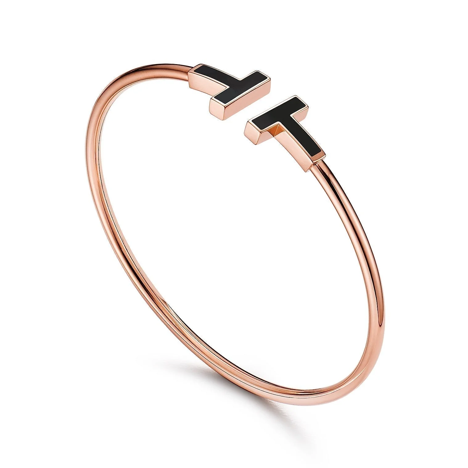 [TF]T BRACELET 1.8MM ONYX ROSE GOLD