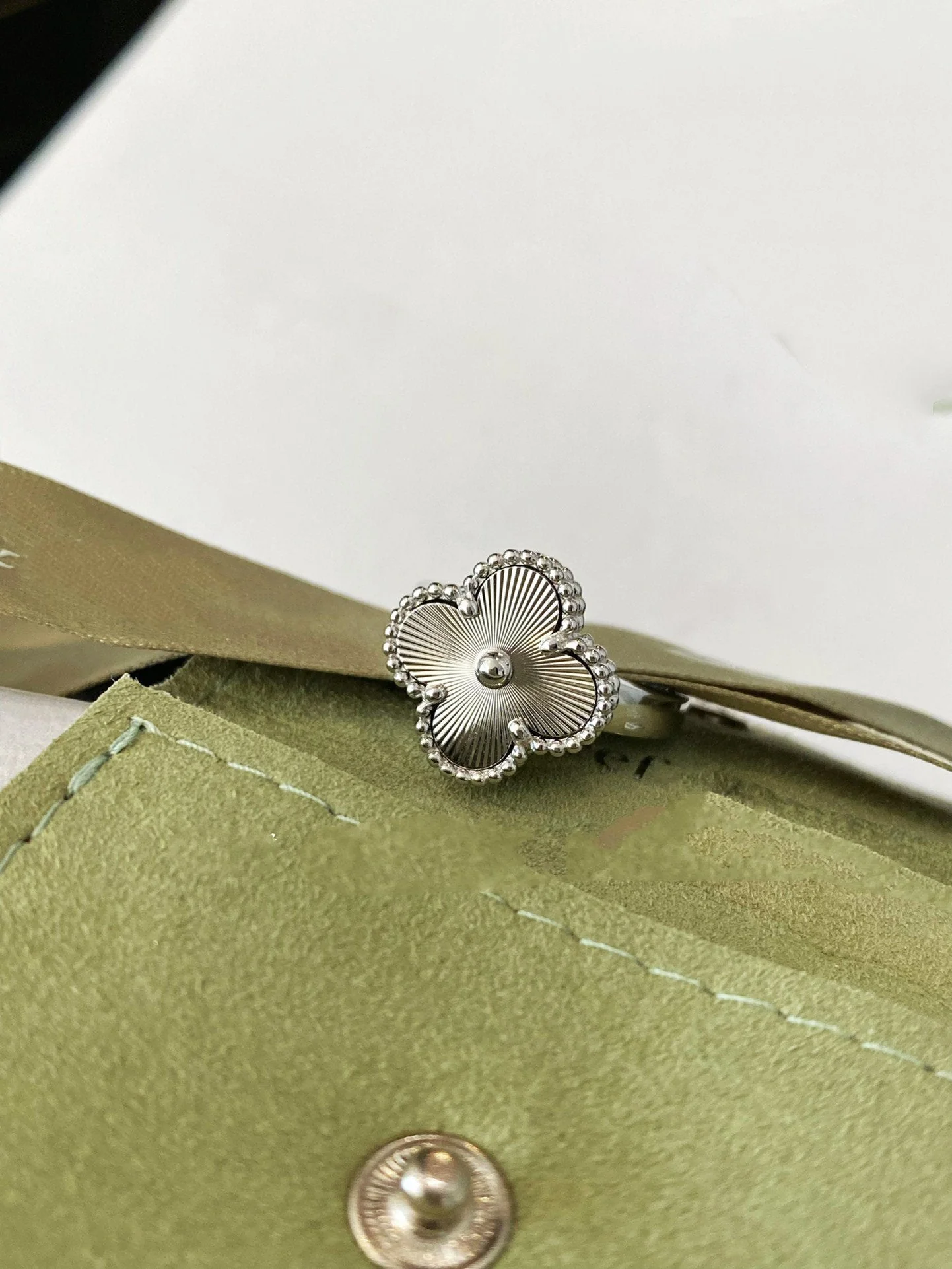 [VA]CLOVER SILVER RING