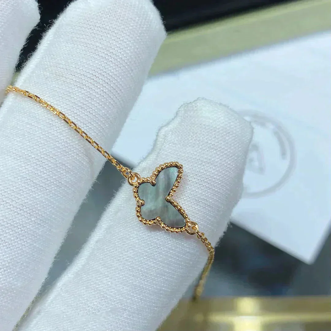 [VA]BUTTERFLY DARK MOP BUTTERFLY BRACELET