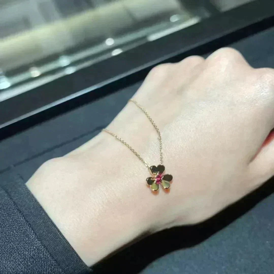 [VA]FRIVOLE GOLD FLOWER NECKLACE