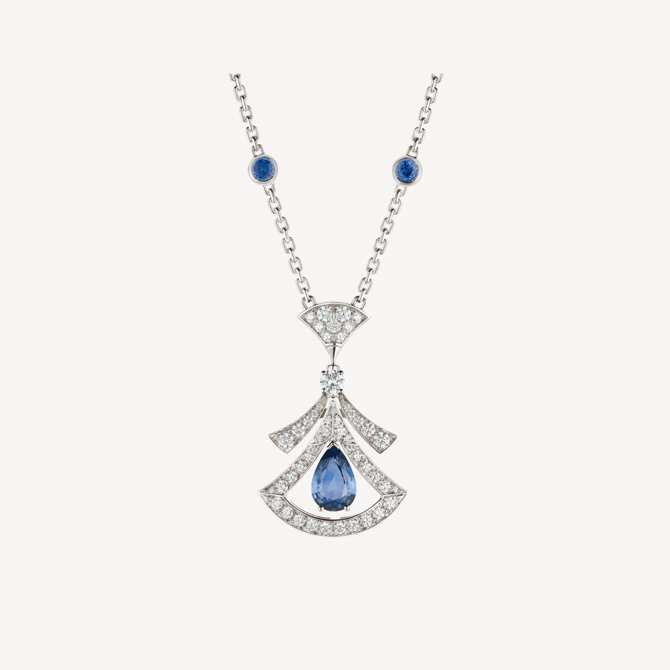 [BV]DREAM NECKLACE AGATE DIAMOND SILVER