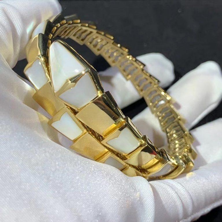 [BV]SERPENTI BRACELET MOP GOLD