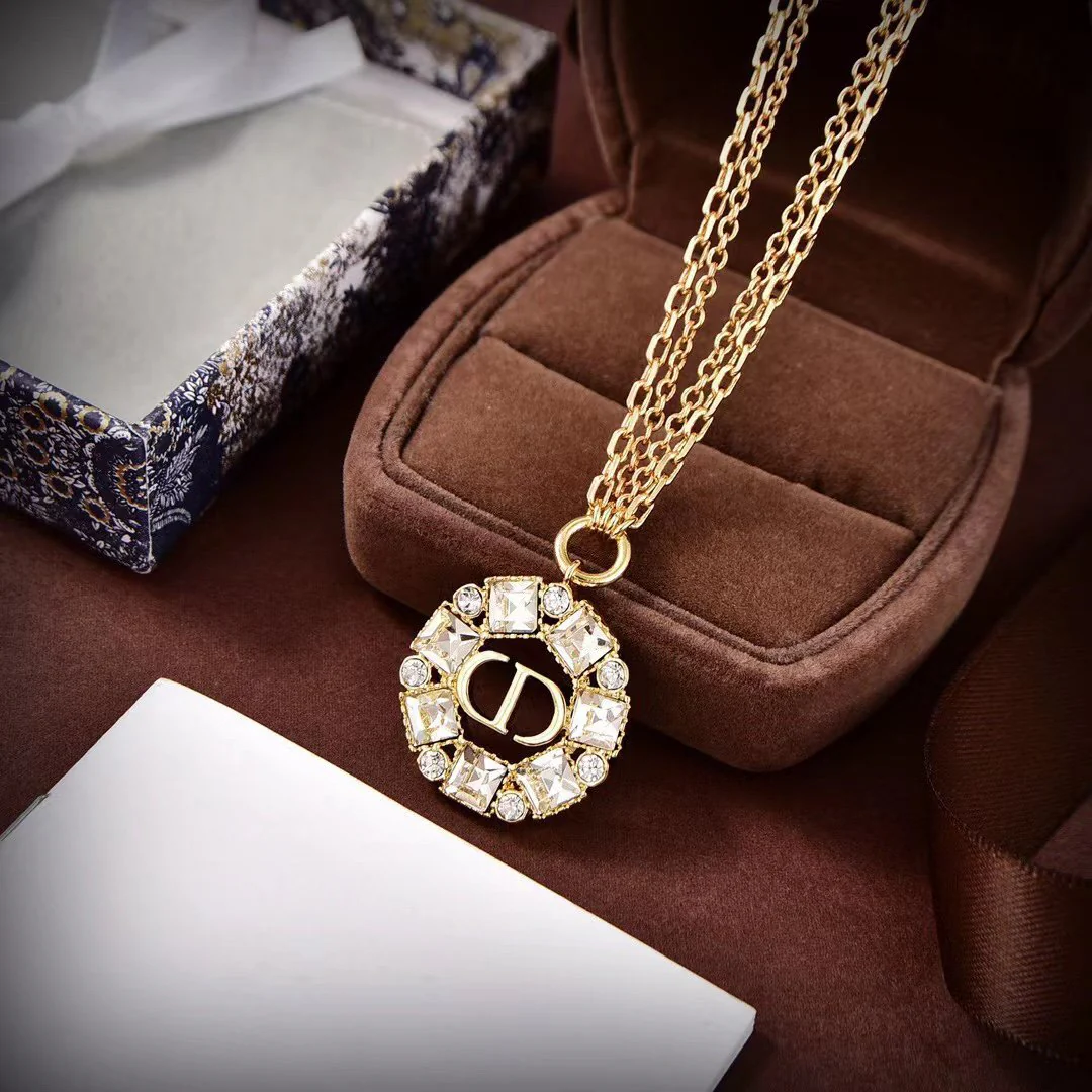 [CD] PENDANT GOLD DIAMOND NECKLACE