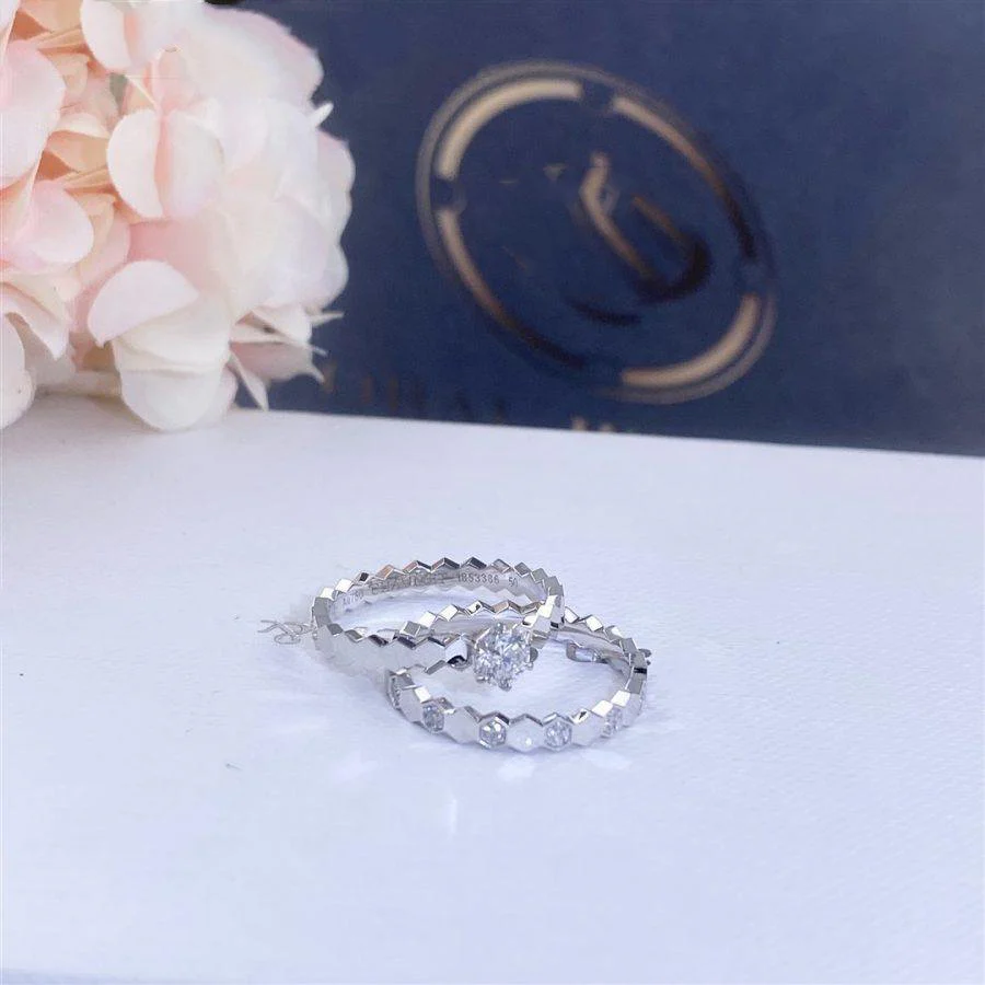 [CH]BEE LOVE RING SILVER 1 DIAMOND