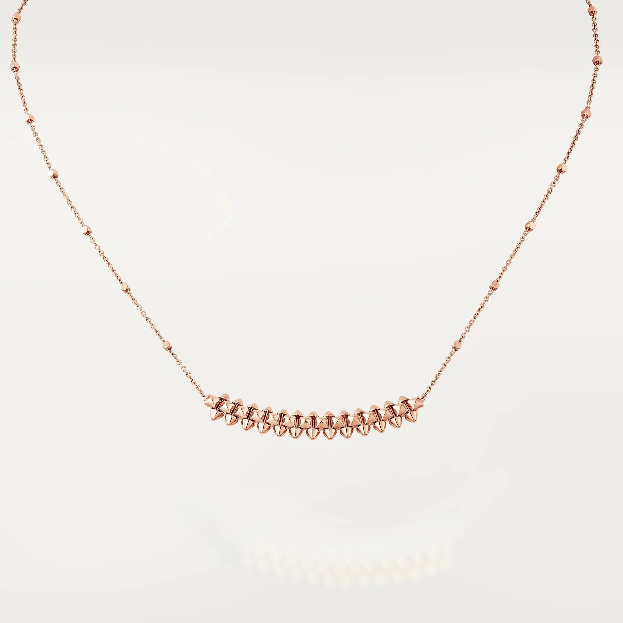 [CT]CLASH PINK GOLD NECKLACE