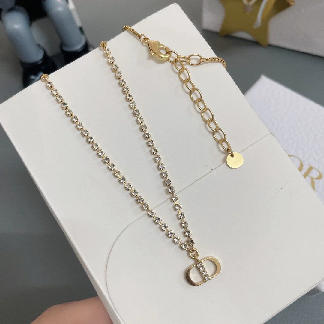 [CD] CHAIN DIAMOND NECKLACE