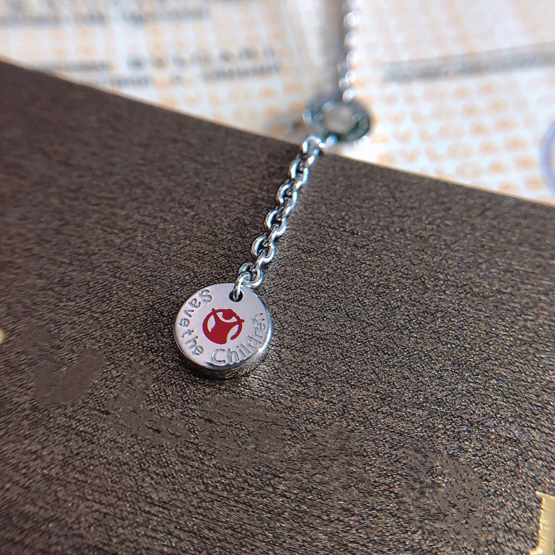 [BV]ZERO 1 BLACK CERAMIC SILVER NECKLACE