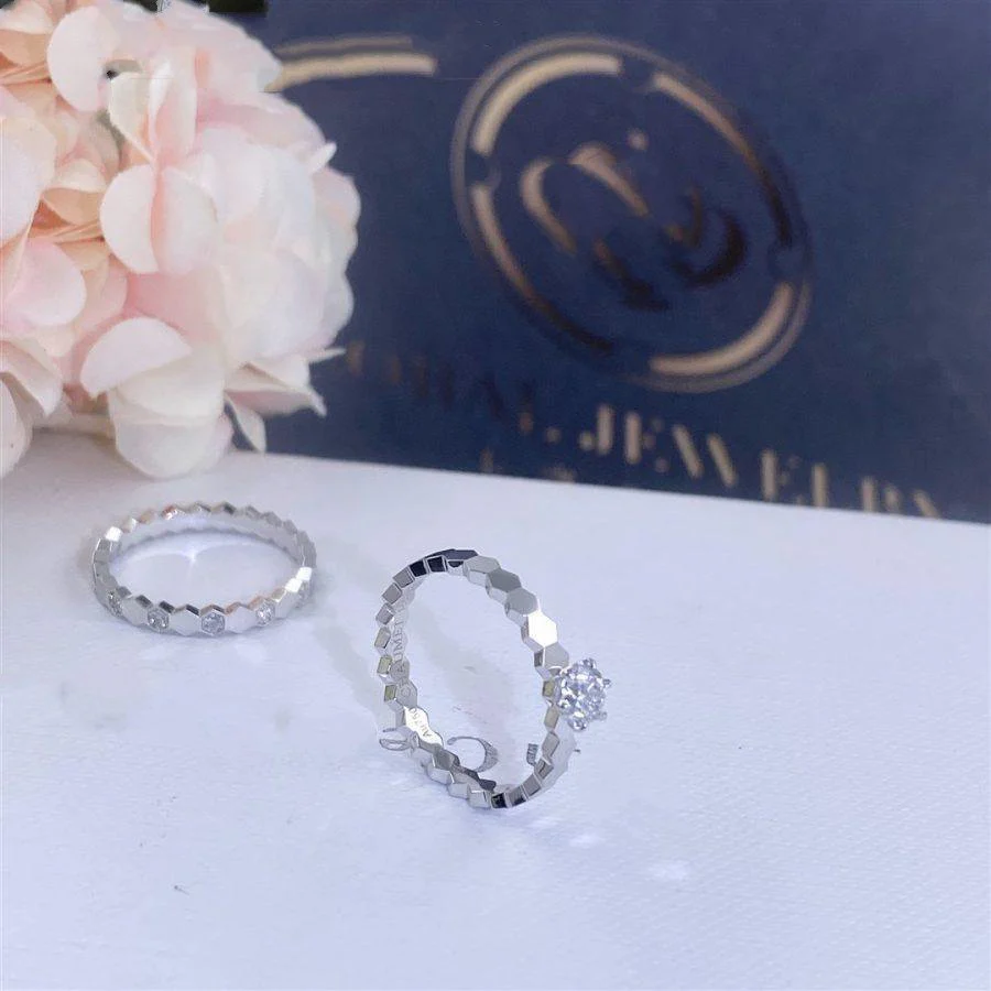 [CH]BEE LOVE RING SILVER 1 DIAMOND