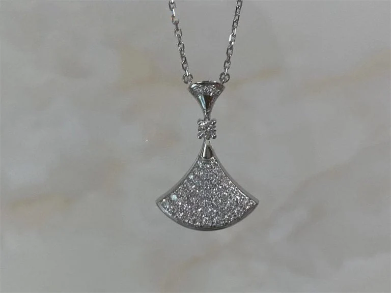 [BV]DREAM NECKLACE SILVER FULL DIAMOND