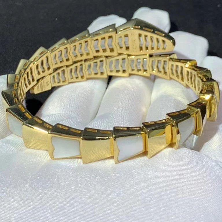 [BV]SERPENTI BRACELET MOP GOLD
